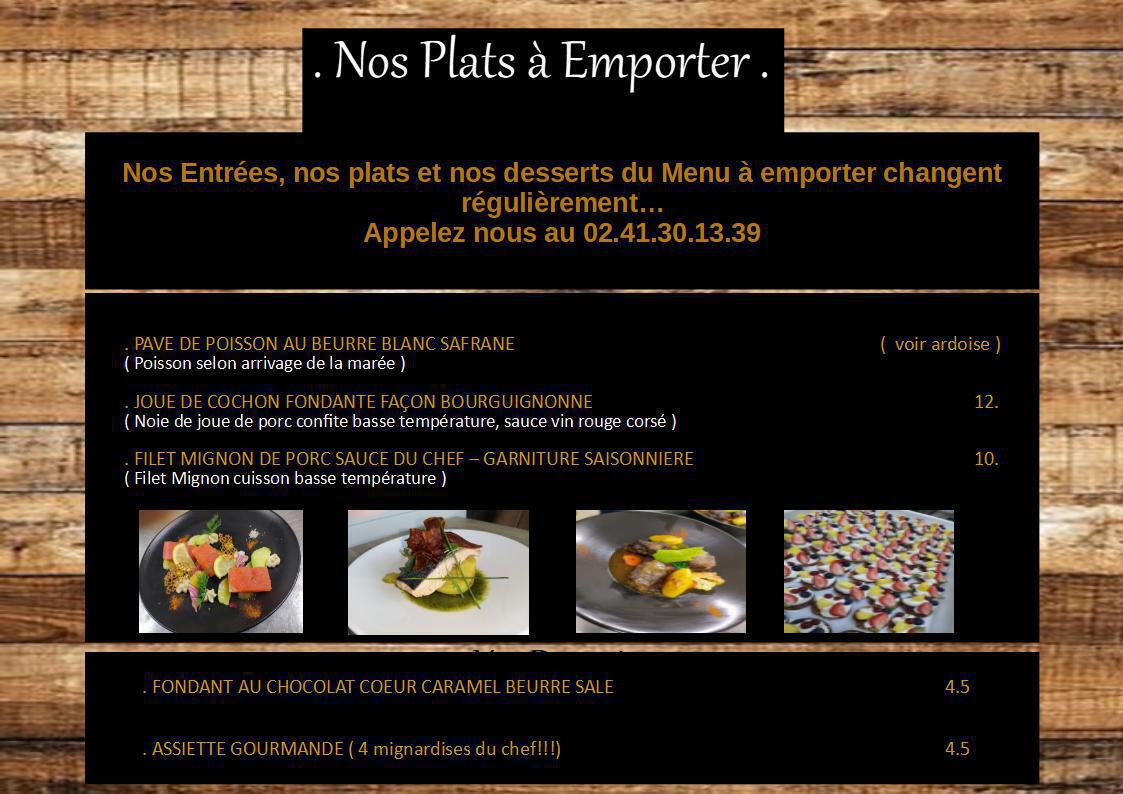 plat a emporter 2022